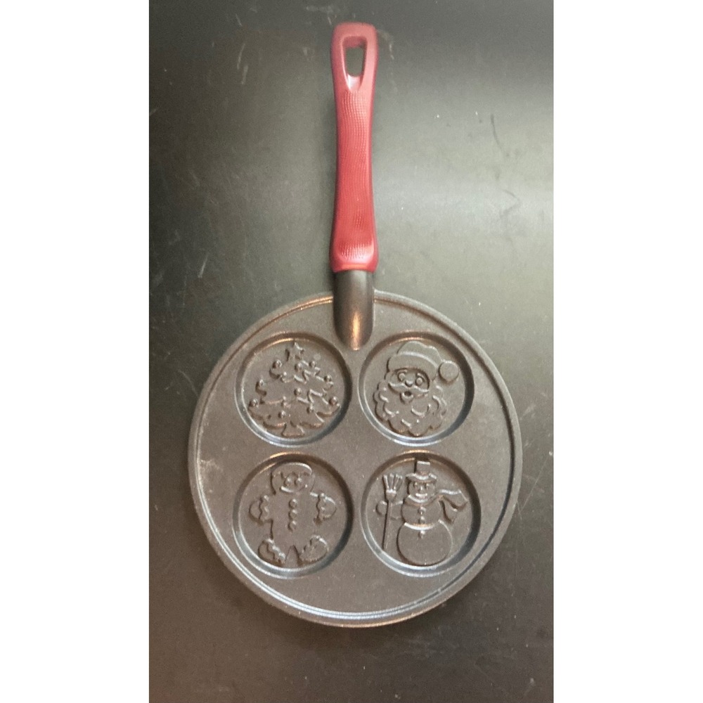 Nordic Ware Holiday Pancake Pan Christmas Santa Snowman Tree Nonstick Griddle